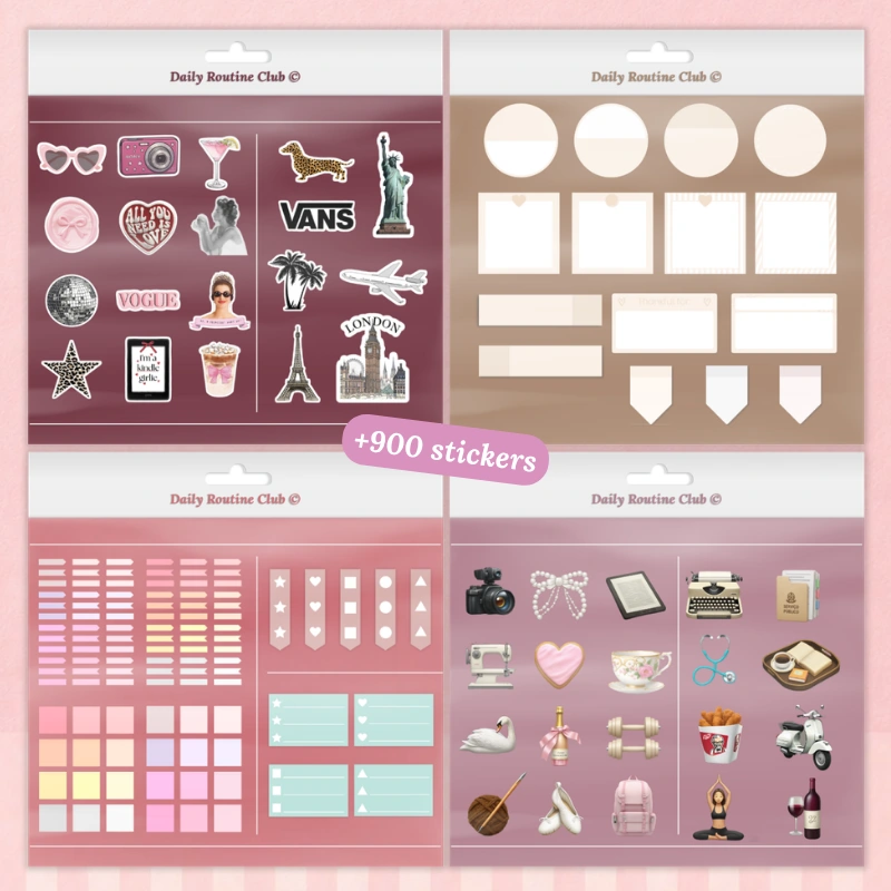 Pack de Adesivos Aesthetic
